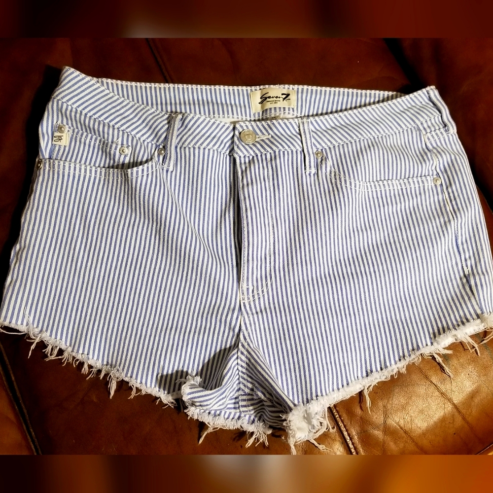 SEVEN 7 Brand 2.5" inseam homemade shorts